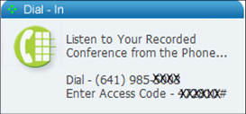 Instructions to Listen to Your Recorded Audio Conference Call with FreeConferenceCall.com