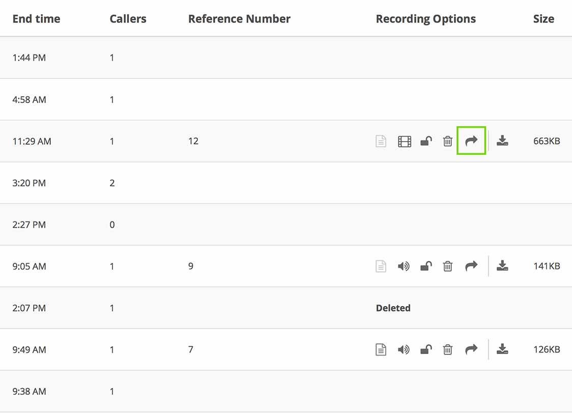 FreeConferenceCall.com - Historial y Grabaciones