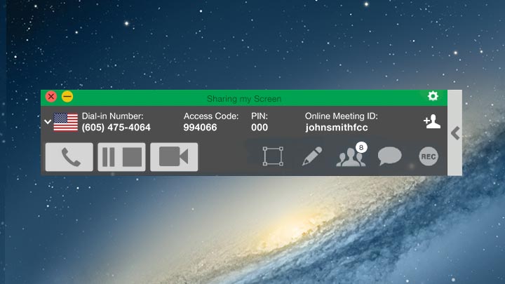 Simple Meeting Dashboard