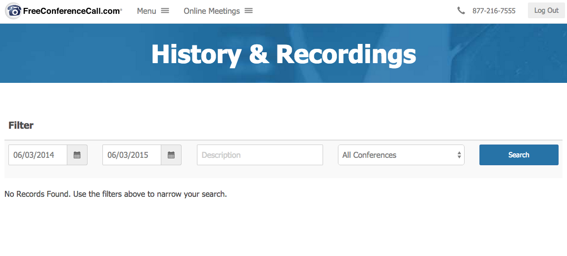 How to Access Your Conference Recordings with FreeConferenceCall.com