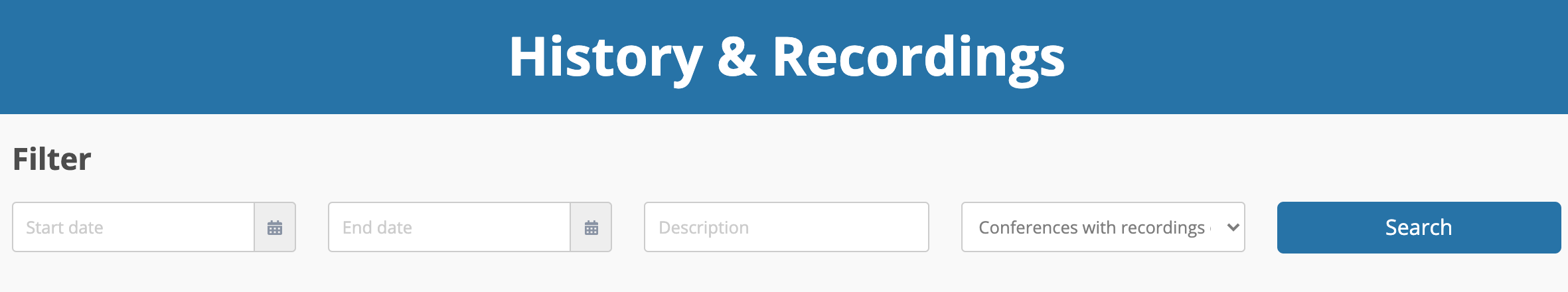 Each Archived Or Recorded Conference Will Be Shown In Your History And Each Archived Or Recorded Conference Will Be Shown In Your History And